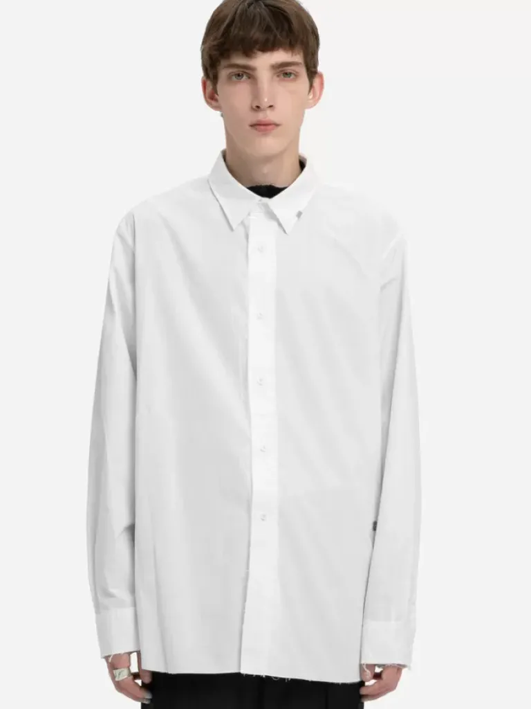 Men C2H4 Staff Uniform Raw Edge Shirt