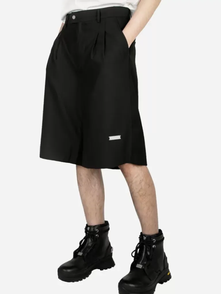 Men C2H4 Staff Uniform Raw Edge Shorts