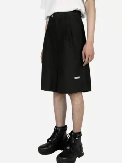 Men C2H4 Staff Uniform Raw Edge Shorts