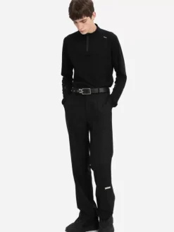 Men C2H4 Staff Uniform Raw Edge Tailored Trousers