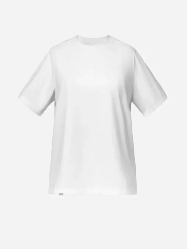 Women C2H4 Staff Uniform Shoulder Interlaced T-Shirt