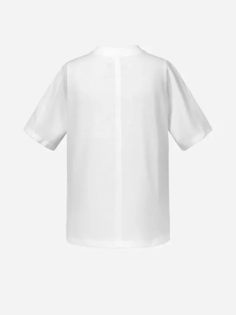 Women C2H4 Staff Uniform Shoulder Interlaced T-Shirt