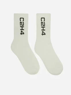 Men C2H4 Staff Uniform Spray Dye Logo Socks