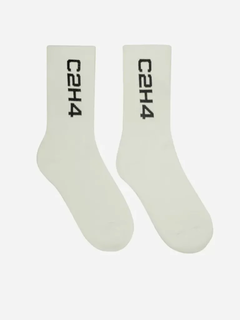 Men C2H4 Staff Uniform Spray Dye Logo Socks
