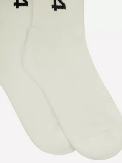 Men C2H4 Staff Uniform Spray Dye Logo Socks
