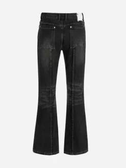 Men C2H4 005 - Stagger Streamline Arch Raw Edge Jeans