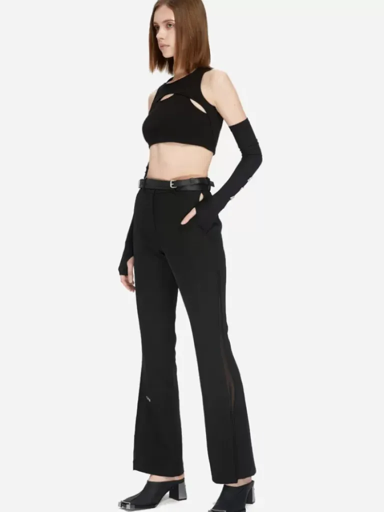 Women C2H4 005 - Streamline Arc Cut-Out Trousers