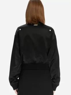 Women C2H4 005 - Streamline Arch Panelled Bomber Jacket