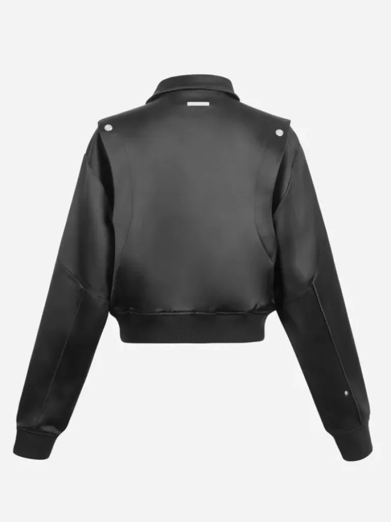 Women C2H4 005 - Streamline Arch Panelled Bomber Jacket