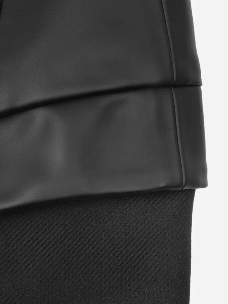 Men C2H4 006 - Streamline Arch Panelled Bomber Jacket