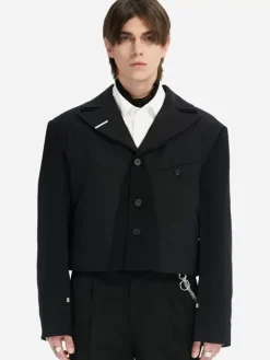 Men C2H4 005 - Streamline Arch Raw Edge Jacket