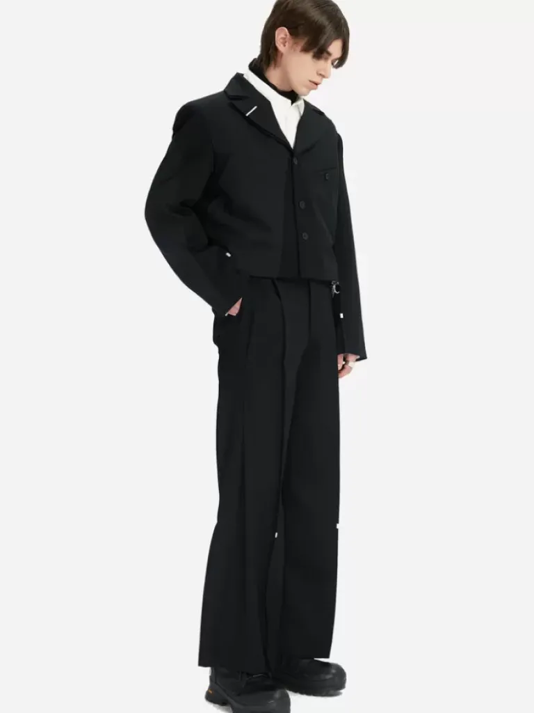Men C2H4 005 - Streamline Arch Raw Edge Jacket