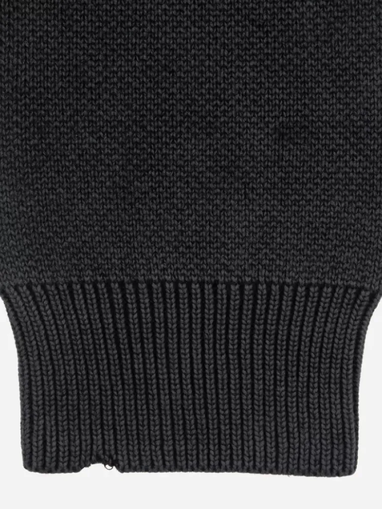 Men C2H4 006 - Sunburnt Distressed V-Neck Knit Sweater