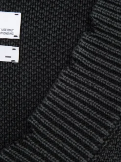 Men C2H4 006 - Sunburnt Distressed V-Neck Knit Sweater
