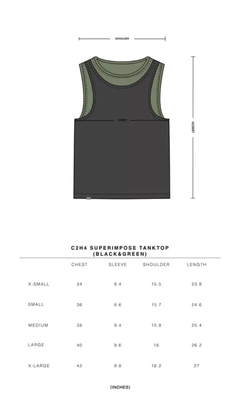 Men C2H4 007 - Superimpose Tanktop