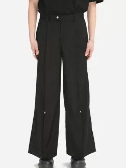 Men C2H4 005 - Tortuosity Shaped Wide-Leg Trousers