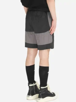 Men C2H4 005 - Wrinkled Nylon Arch Panelled Track Shorts
