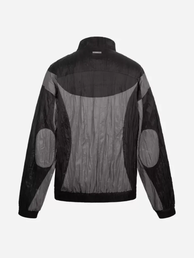 Men C2H4 005 - Wrinkled Nylon Arch Panelled Track Jacket