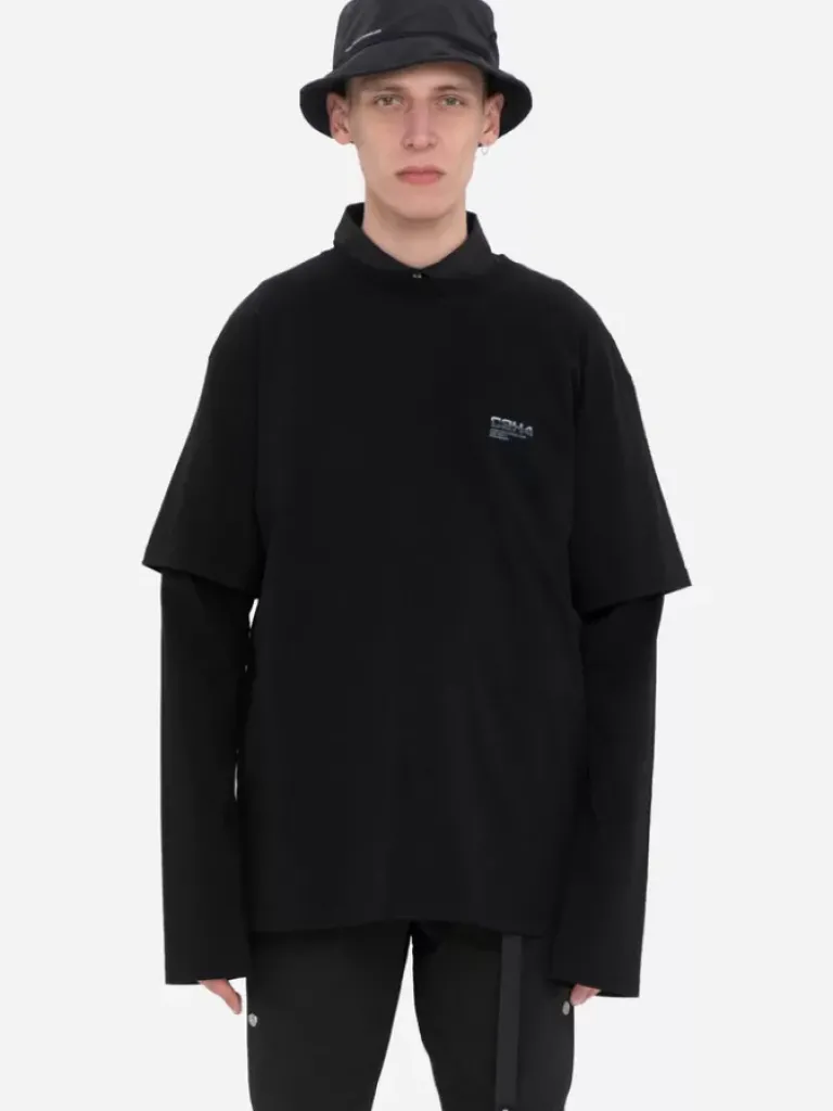 Men C2H4 001-X - Double Layered Long-Sleeve T-Shirt