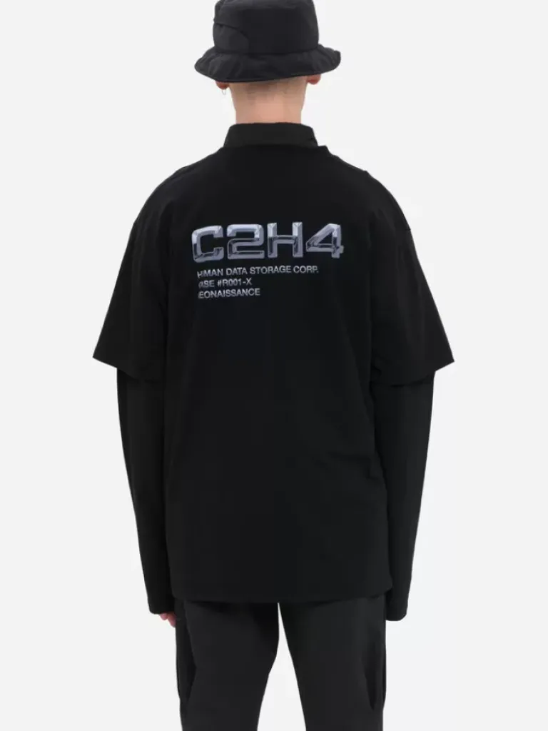 Men C2H4 001-X - Double Layered Long-Sleeve T-Shirt