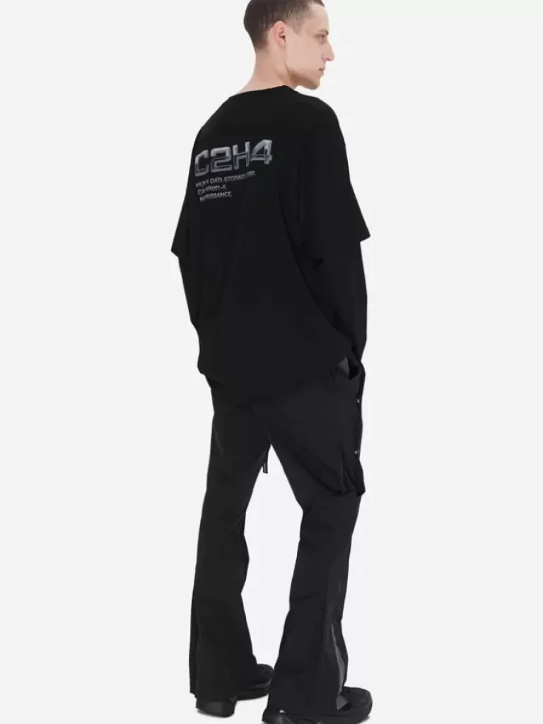 Men C2H4 001-X - Double Layered Long-Sleeve T-Shirt