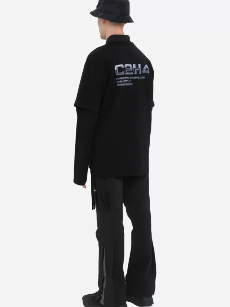 Men C2H4 001-X - Double Layered Long-Sleeve T-Shirt