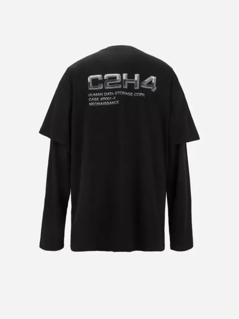 Men C2H4 001-X - Double Layered Long-Sleeve T-Shirt