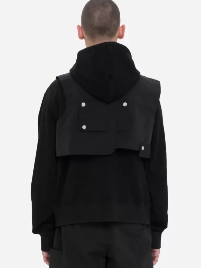 Men C2H4 001-X - Double Layer Intervein Stitch Hoodie