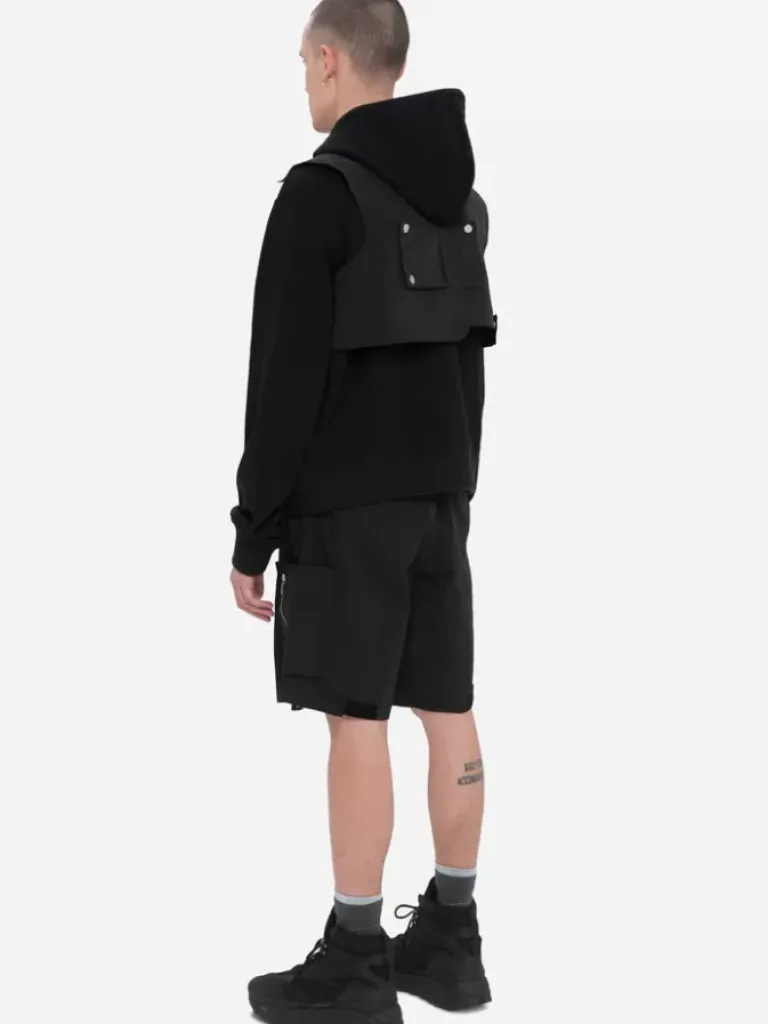 Men C2H4 001-X - Double Layer Intervein Stitch Hoodie