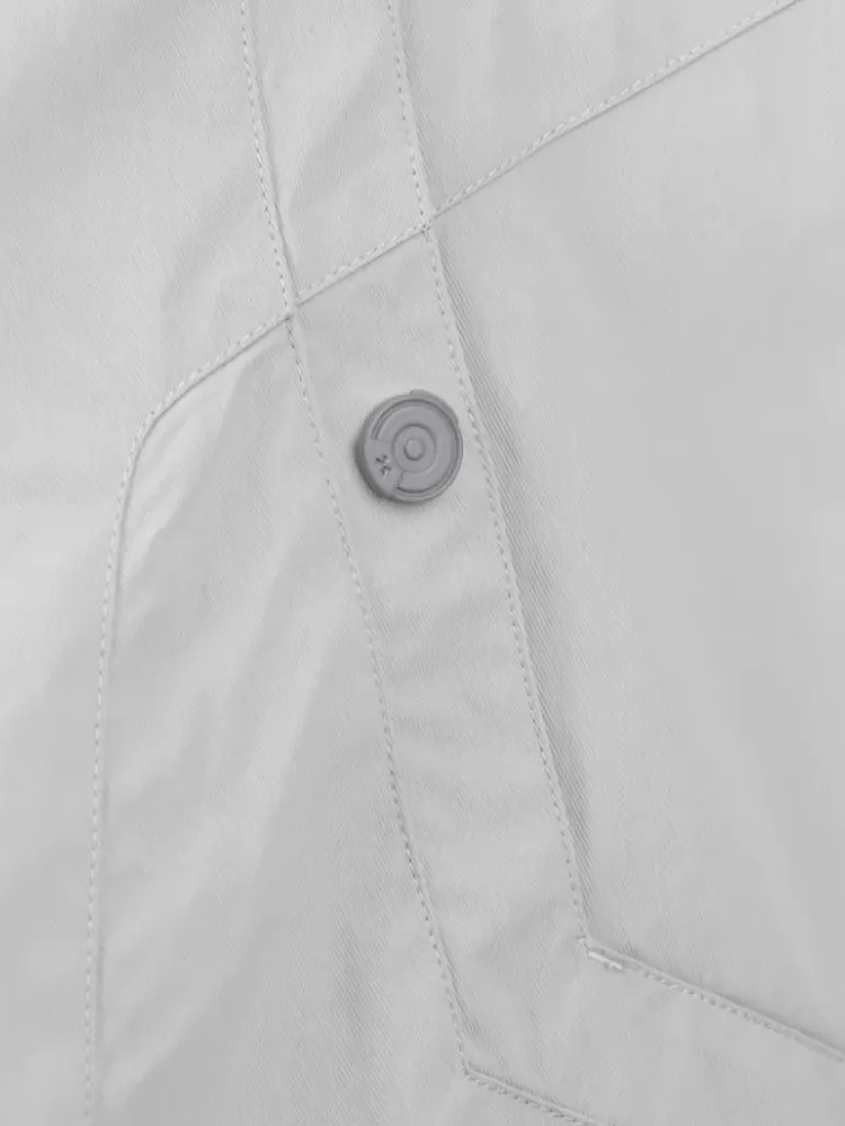 Men C2H4 001-X - Panelled Intervein Stitch Convertible Track Jacket