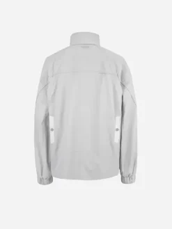 Men C2H4 001-X - Panelled Intervein Stitch Convertible Track Jacket