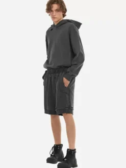 Men C2H4 001-X - Ruin Distressed Sweat Shorts