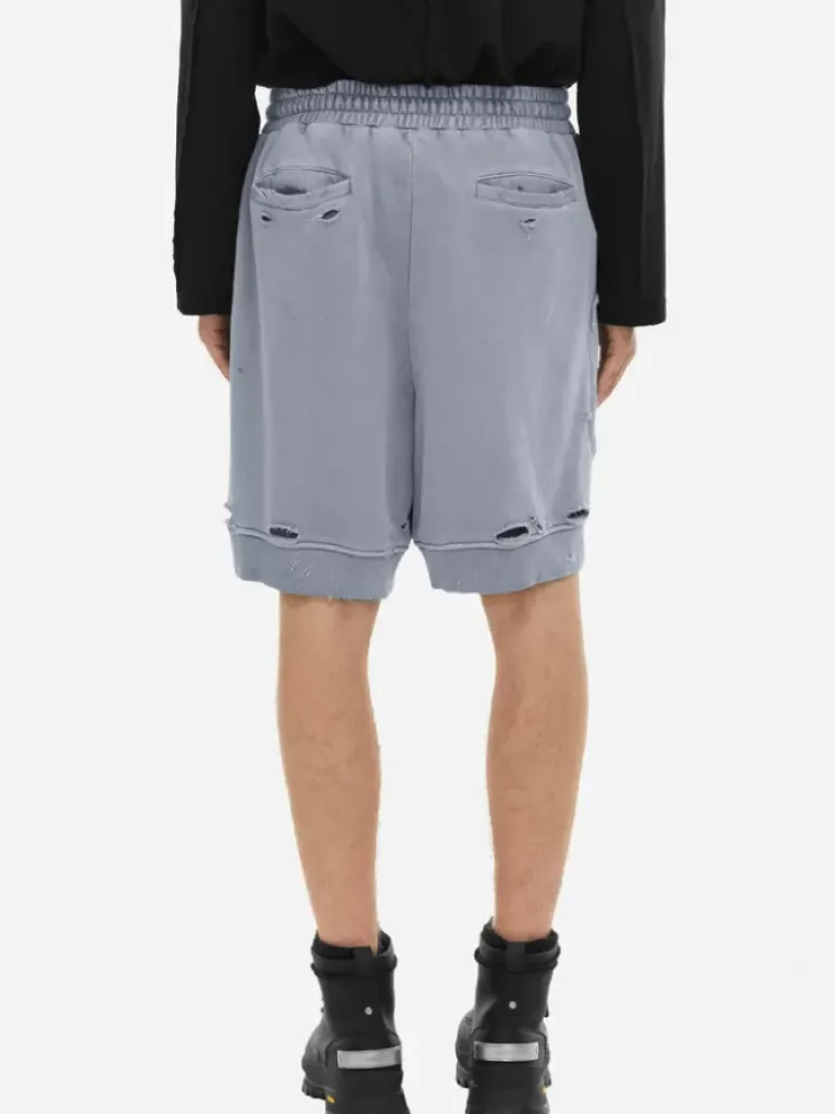 Men C2H4 001-X - Ruin Distressed Sweat Shorts