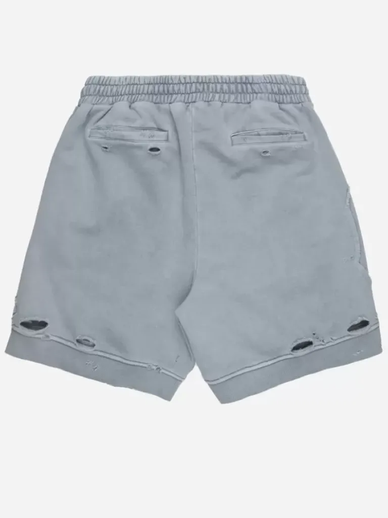 Men C2H4 001-X - Ruin Distressed Sweat Shorts