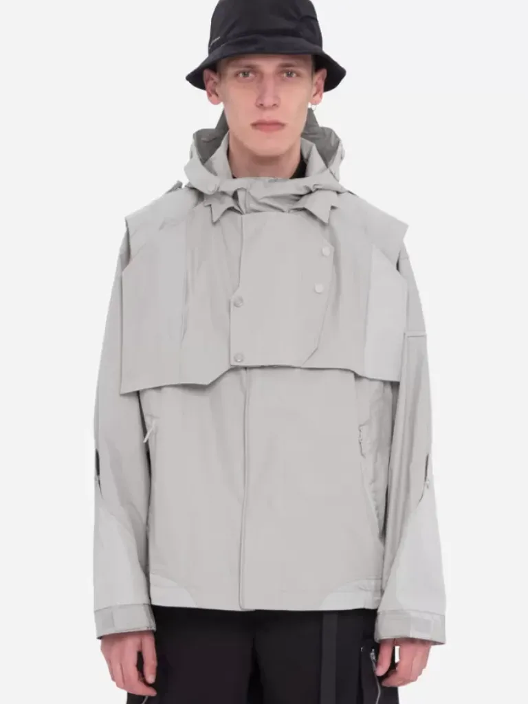 Men C2H4 001-X - Vest Layered Tactical Waterproof Windbreaker
