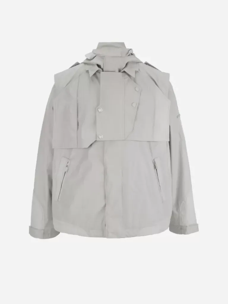 Men C2H4 001-X - Vest Layered Tactical Waterproof Windbreaker